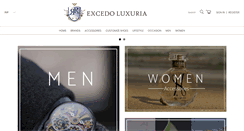 Desktop Screenshot of excedoluxuria.co.uk